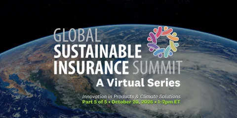 Global Sustainable Insurance Summit: A Virtual Webinar Series (Part 5 Innovation in Products & Climate Solutions)