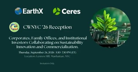 EarthX and Ceres CWNYC26 Reception