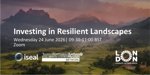 Investing in resilient landscapes (Jurisdictional Action Network - JAN) at London Climate Action Week 2026
